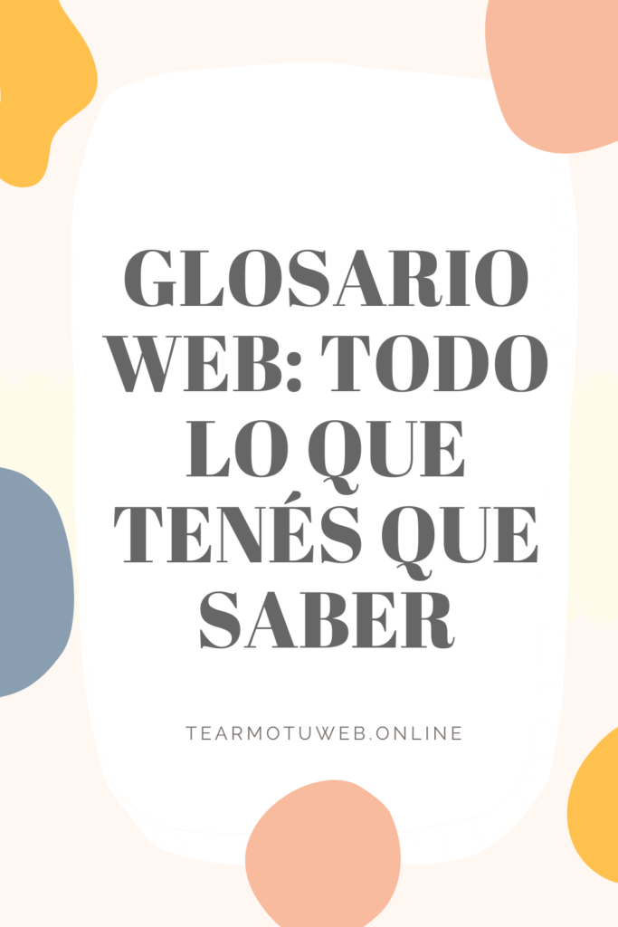 glosario web