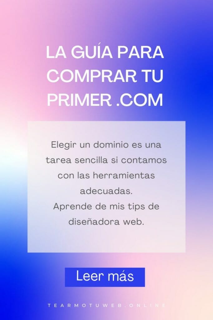 dominios baratos en argentina dónde comprar .com .com.ar cual elegir dominio